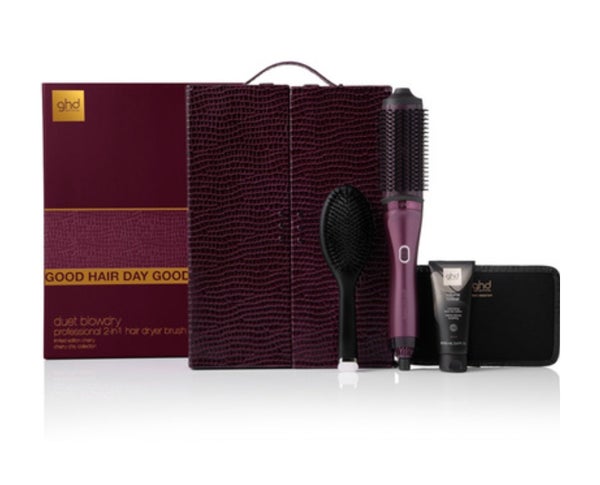 ghd Duet Blowdry Limited Edition Gift Set - 2-in-1 Hair Dryer Brush in Cherry Chic